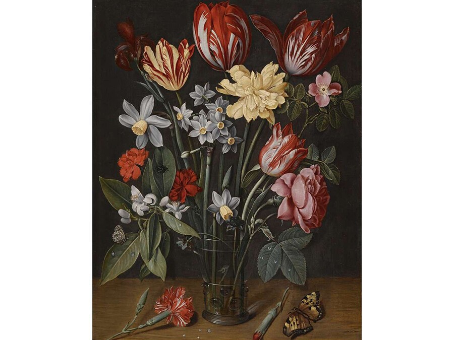 Bouquet-de-tulipes-avec-une-rose-et-des-oeillets-dans-un-gobelet-de-verre,-par-Jacob-van-Hulsdonck,-Anvers-(1582---1647).jpg